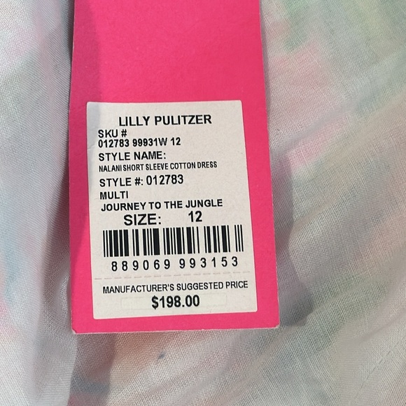 Lilly Pulitzer Nalani Short Sleeve Cotton Dress. - Picture 9 of 15